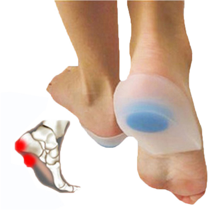 Comfort Gel Silicona Pie Media Suela Plantillas Silicona Zapato Pad 01