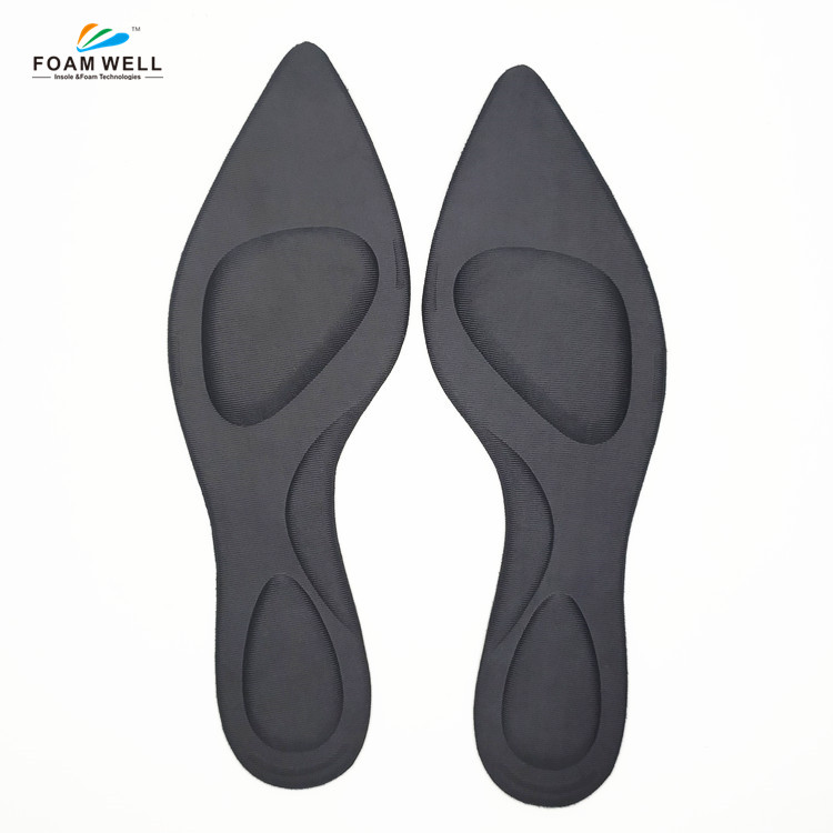 FM-61 Zapatos Plantillas Inserciones de talón para zapatos de vestir para mujer Zapatos de esponja Pads Cojín de talón