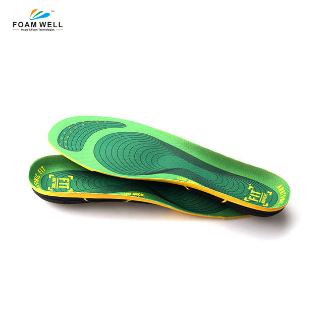 Plantilla de gel FM-05 para pie plano con soporte de arco bajo en bota de trabajo